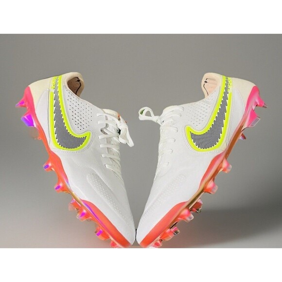 Nike Other - Nike Tiempo Legend 9 Elite FG White Pink Cleats Mens Size 8 nby CZ8482-121 New!